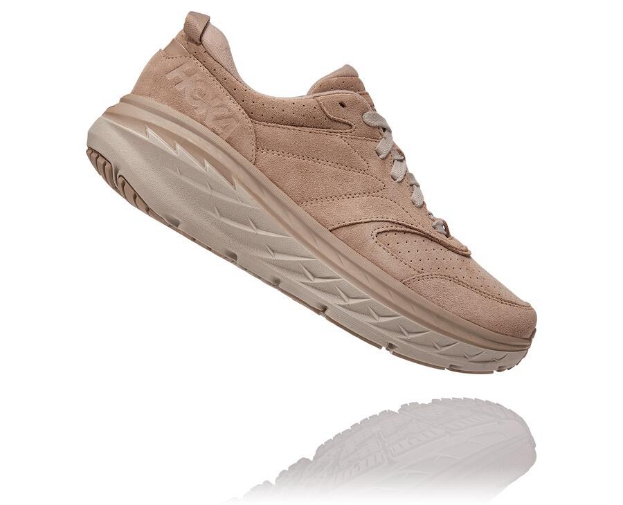 Hoka One One Bezecke Topanky Damske Siva - Bondi L Suede - 35298-YFAL